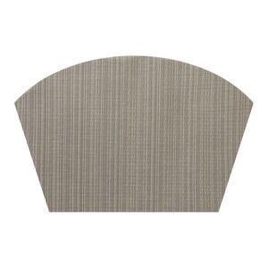 Woven Set of 6 Heat Resistant Water Proof Table Mats 18x12 inch Silver